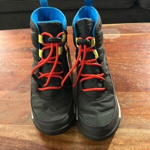YOUTH SIZE 2 Boys SOREL Kids' Whitney II Short Lace Winter Boots NEW